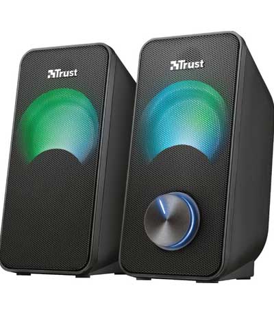 TRUST - Arys RGB Compact 2.0 Speaker Set - black - Μαύρο (23120)