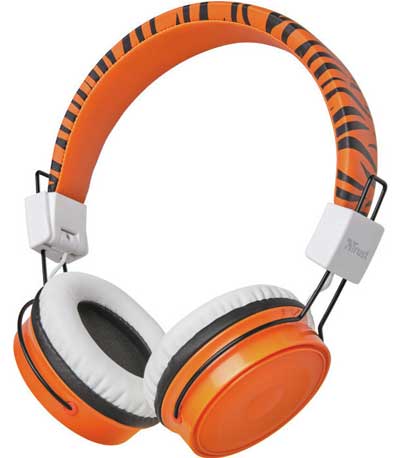 Trust Comi Wireless Kids Headphones Bluetooth Orange (23583)