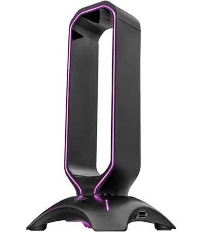 TRUST GXT 265 Cintar RGB Headset Stand - Βάση Ακουστικών (23647)