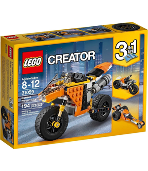 LEGO Creator Πορτοκαλί Μοτοσικλέτα Δρόμου-31059