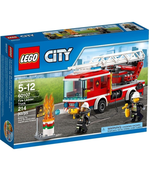 LEGO City Πυροσβεστικό Φορτηγό με Σκάλα-60107