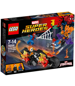 LEGO Super Heroes Σπάιντερ Μαν: Συνεργασία με τον Γκόουστ Ράιντερ-76058