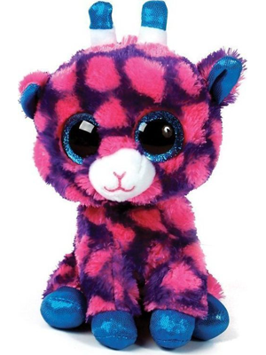 TY BEANIE BOO - SKY HIGH PINK GIRAFFE PLUSH TOY (15cm) (1607-36178)