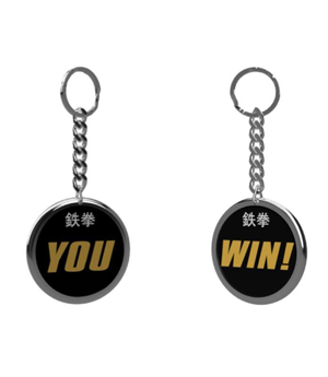 Tekken ''You Win'' Metal Keychain