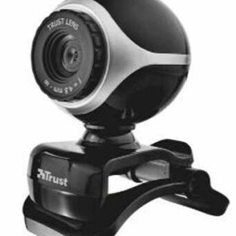 Trust Exis Web camera Μαυρο Ασημι (17003)