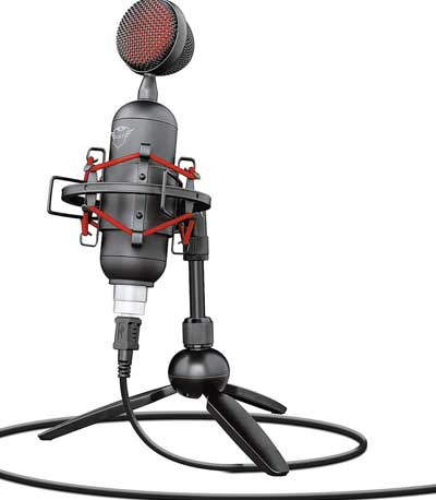 Trust GXT 244 Buzz USB Streaming Microphone - Ενσύρματο Μικρόφωνο (23466)
