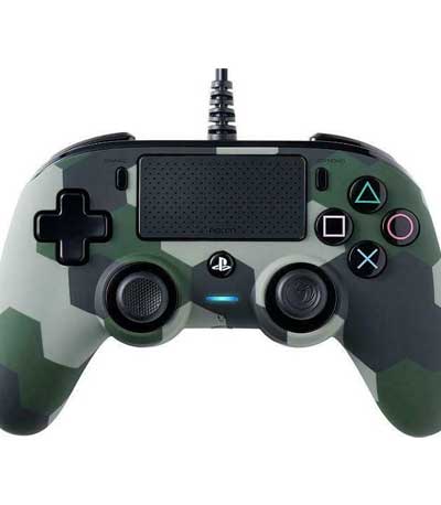 Nacon Wired Compact Controller Camo Green PS4