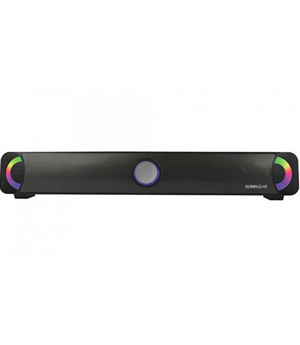 SONIC GEAR BLUETOOTH SOUNDBAR WITH LIGHT EFFECT MP3 BATTERY BLACK