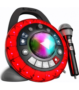 IDANCE Party Machine Karaoke PB-2, Bluetooth, με βάση, λευκό