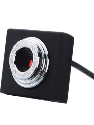 POWERTECH Web Camera PT-507 0.3MP, USB Video & Sound, με κλιπ, Black