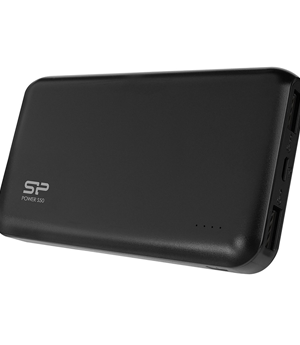 SILICON POWER Power Bank S50 5000mAh, 2x USB Output, Black