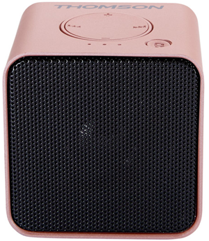 THOMSON Φορητό ηχείο WS01RSM με μικρόφωνο, bluetooth/SD/AUX in, 3W, rose gold