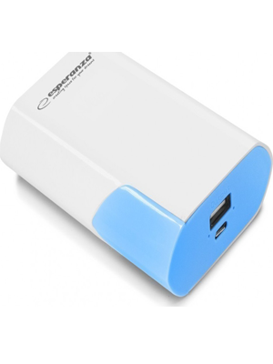 ESPERANZA POWER BANK BOSON 6000MAH WHITE/BLUE
