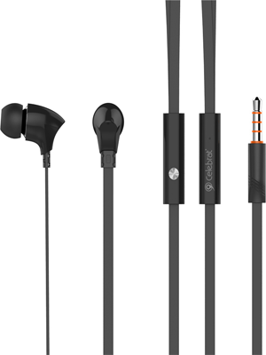 CELEBRAT Earphones με μικρόφωνο G3, on/off, 10mm, 1.2m, μαύρα