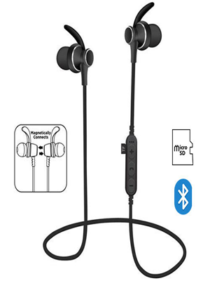 PLATINET MP3 BLUETOOTH V4.2 + microSD SPORT EARPHONES + MIC PM1060 BLACK