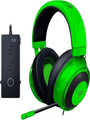 Razer KRAKEN TOURNAMENT (Green) -THX Audio Controller