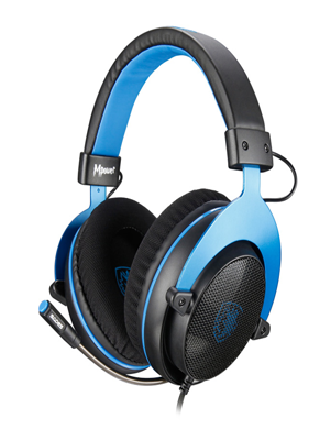 SADES Gaming Headset Mpower, Multiplatform, 3.5mm, 50mm ακουστικά, μπλε (PS4/PC/XBOX)