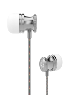 UIISII Ακουστικά Handsfree US80, Metal Hi-Fi, γκρι