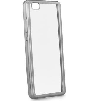 POWERTECH Θήκη Metal TPU για Huawei P8 Lite 2017, Black