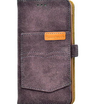 POWERTECH Θήκη Pocket UniFlip Universal για Smartphone 4.5 - 4.8", καφέ