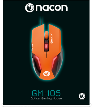 Nacon Gaming Optical Mouse GM-105 Red
