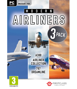 Modern Airliners Collection ( A380 & Airliner Collection & 787 Dreamline ) PC NEW
