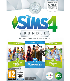 The Sims 4 Bundle ( Kids Room & Backyard Stuff + Vampires )
