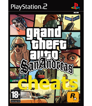 GTA San Adreas Cheat CD PS2 NEW