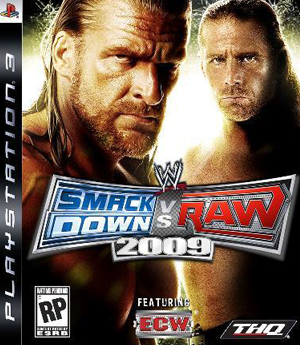 SmackDown vs Raw 2009 (no manual) PS3 USED