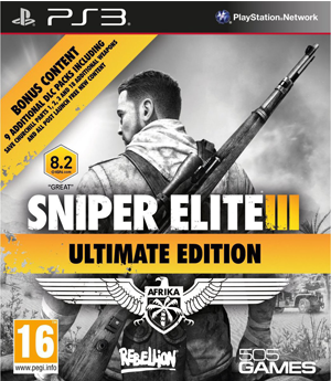 Sniper Elite III Ultimate Edition & 9 DLC Packs PS3 NEW