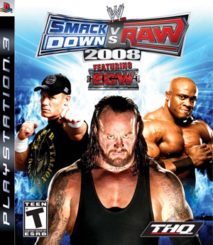 WWE SmackDown vs. Raw 2008 PS3 USED