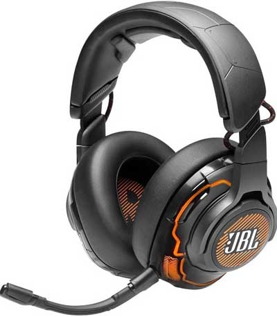JBL Quantum ONE, Over-Ear Wired Pro Gaming Headset, Head-Track, ANC (Black) (με μονο 3.5 jack και με USB)