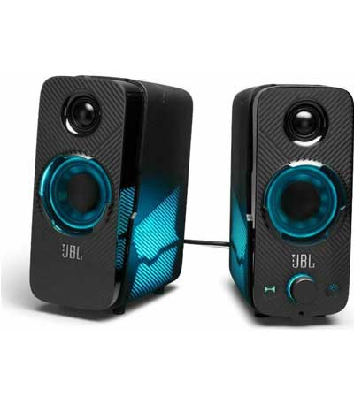 JBL Quantum DUO, PC Gaming Speaker, Bluetooth, lighting control - Black
