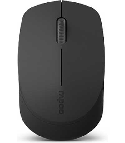 Rapoo M100, Wireless Optical Mouse, Multi-mode, Silent Dark Grey