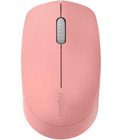 Rapoo M100, Wireless Optical Mouse, Multi-mode, Silent Ροζ