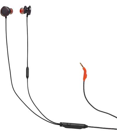 JBL Quantum 50, InEar Wired Gaming Headphones Black