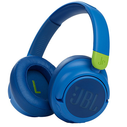 JBL JR460NC, Kids Over-Ear Headphones, Wireless (Blue)