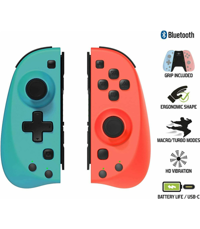 Spirit of Gamer My Joy Plus Ασύρματο Gamepad Switch Κοκκινο/Μπλε (SOG-BTG42)