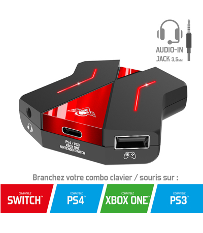 Spirit of Gamer Cross Game 2 Adapter PS3 / PS4 / Switch / XBOX One