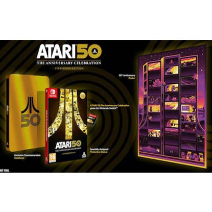 Atari 50: The Anniversary Celebration Steelbook Edition Nintendo Switch NEW