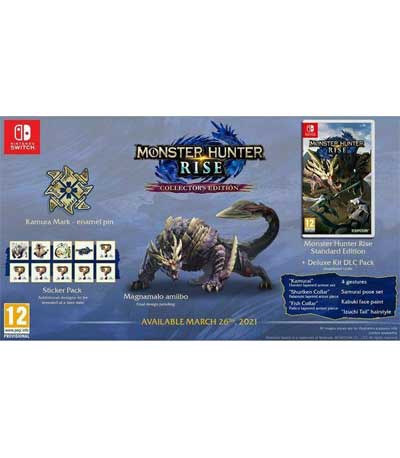 Monster Hunter Rise Collector`s Edition NSW NEW