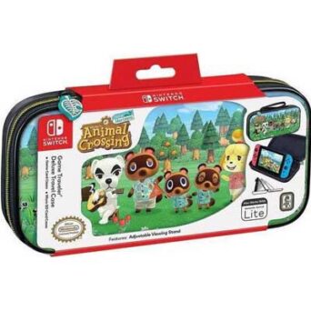 BigBen Nintendo Switch Official Travel Case Animal Crossing Grey