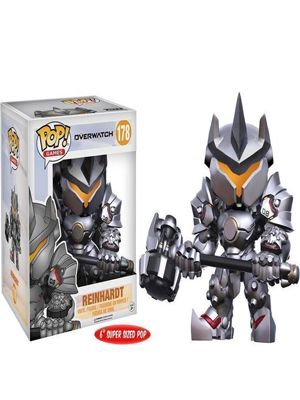Pop! Games: Overwatch - Reinhardt Super Sized (15cm) #178 Vinyl Figure
