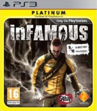 INFAMOUS PLATINUM (only disc) PS3 USED