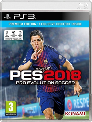 Pro Evolution Soccer 2018-PES 2018 +Ελληνικες Ομαδες PS3 USED
