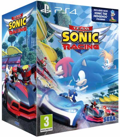TEAM SONIC RACING SPECIAL EDITION (FIGURE) PS4 NEW