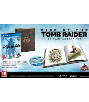 Rise of the Tomb Raider: 20 Year Celebration Digibook Edition PS4 USED
