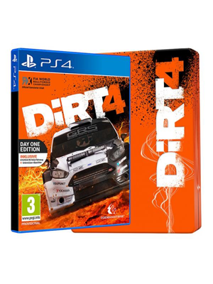 Dirt 4: Steelbook - Day One Edition PS4 NEW