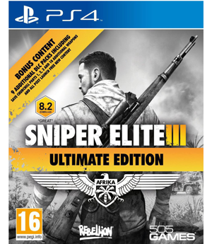 Sniper Elite III Ultimate Edition + 9 DLC Packs PS4 NEW