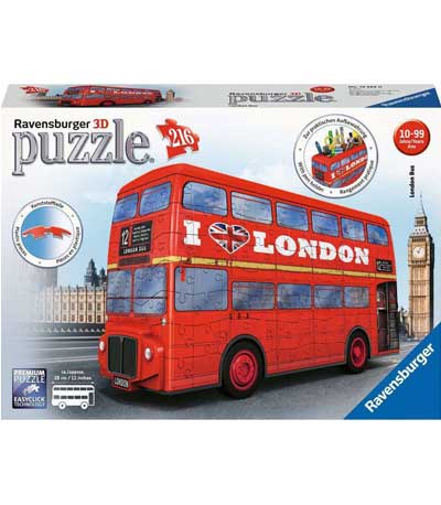 Ravensburger Πάζλ 3D 216τεμ. London Bus (12534 )
